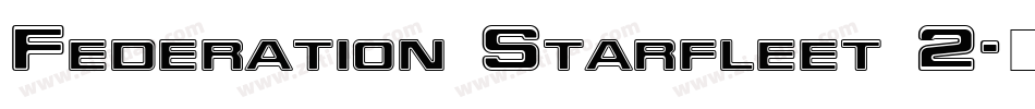 Federation Starfleet 2字体转换